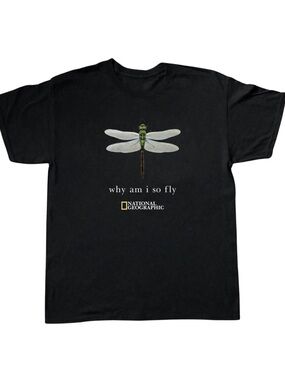 Gildan  'Why Am I So Fly' Black Dragonfly Tee